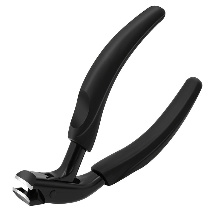 Unisex professional toenail clipper for thick & ingrown nails. Sharp, ergonomic pedicure tool.