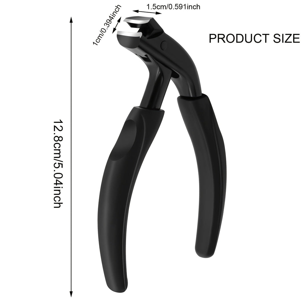 Professional-grade toenail clipper, strong & sharp for difficult thick & ingrown nails.