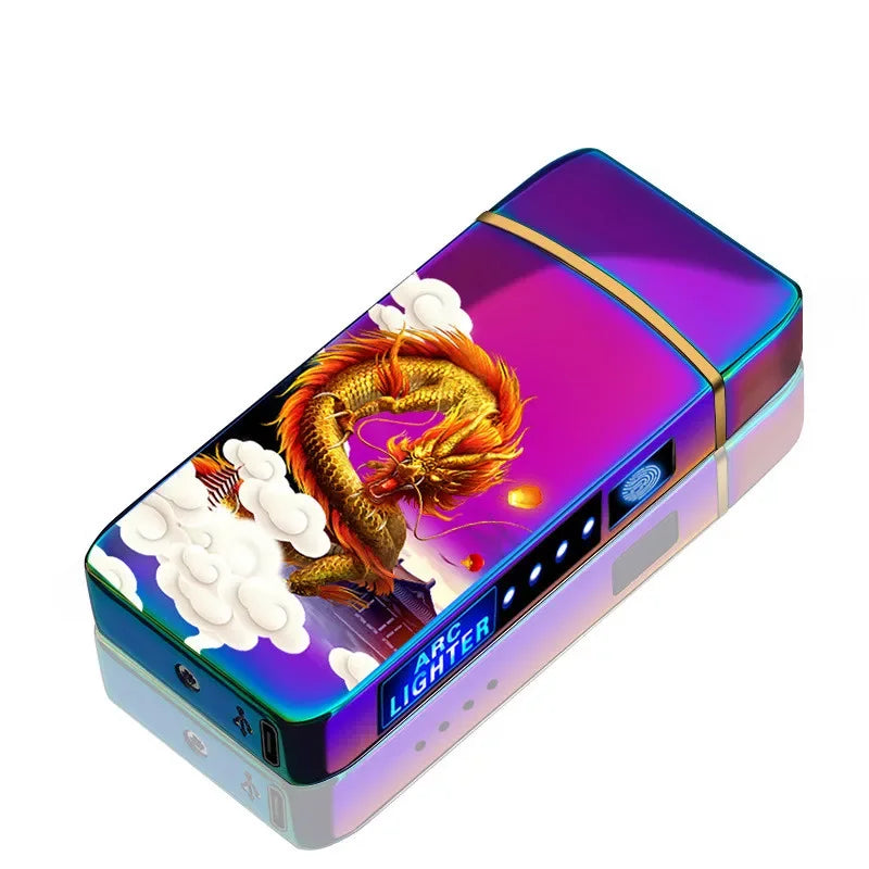 Reliable unisex USB lighter, rechargeable plasma technology, windproof for any task.
