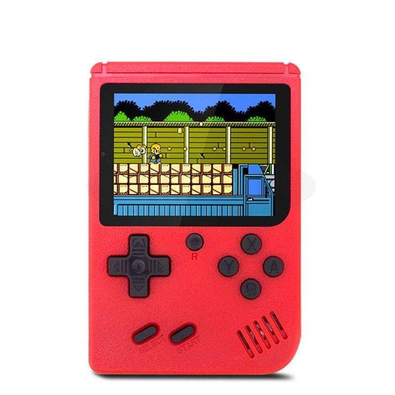 Unisex Retro Gaming Console with 400 classic 8-bit handheld games for portable nostalgic fun.
