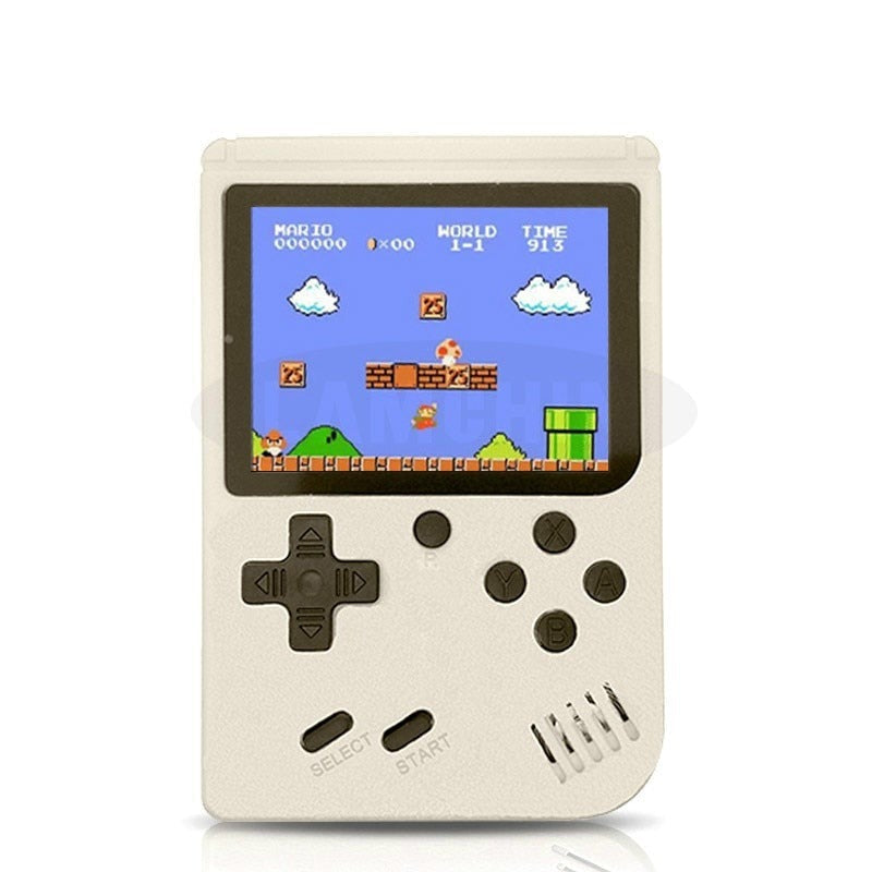 Unisex mini gaming system, 400 classic handheld video games, ideal for retro gaming enthusiasts.