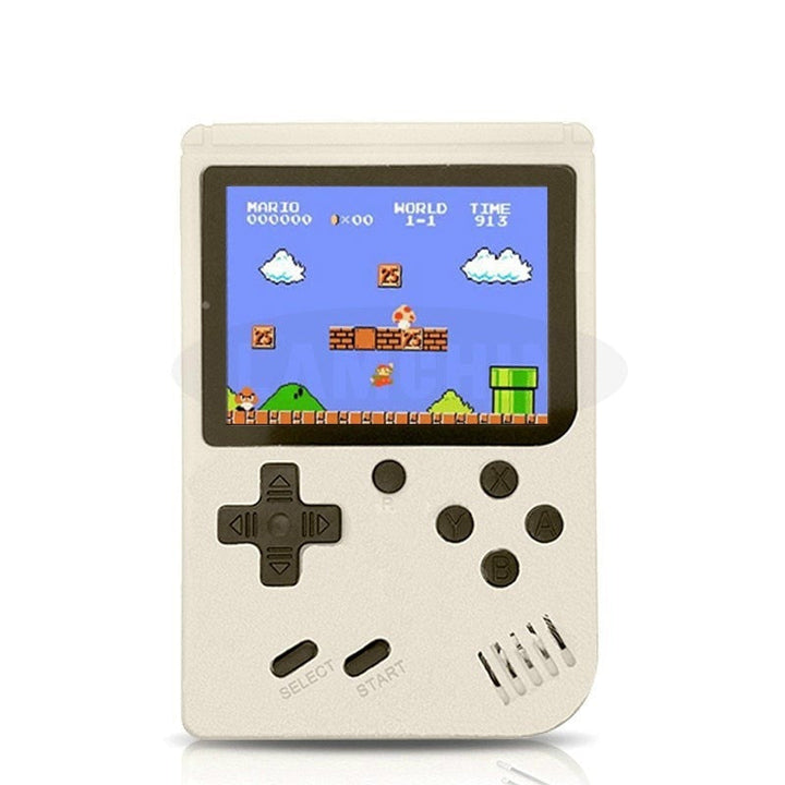 Unisex mini gaming system, 400 classic handheld video games, ideal for retro gaming enthusiasts.