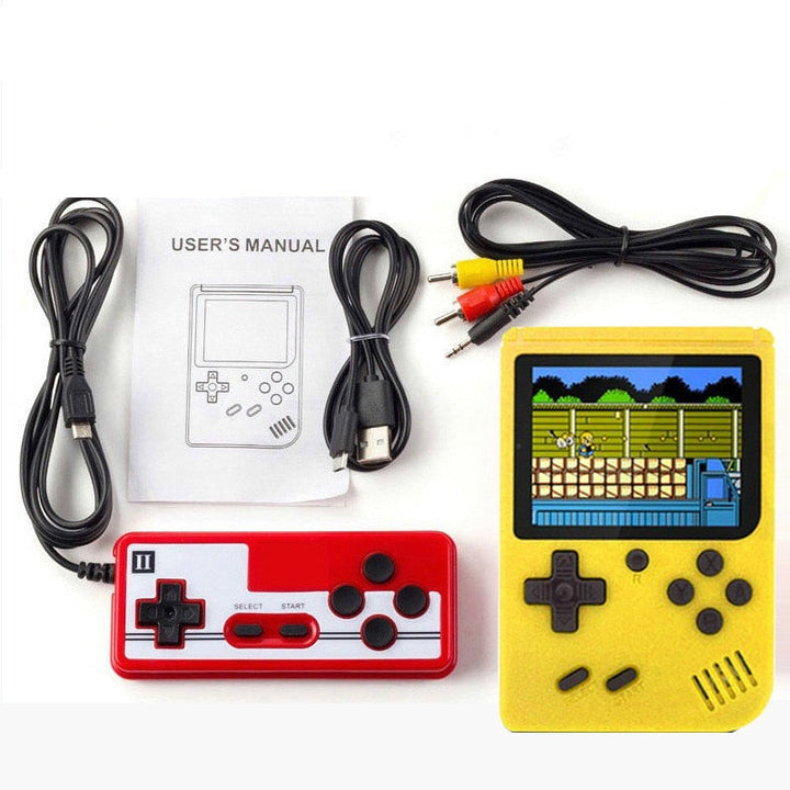 Nostalgic retro handheld console for unisex gamers. 400 classic 8-bit games in a mini portable system.