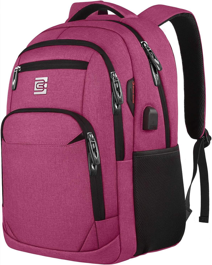 Water-resistant anti-theft travel backpack, a slim design with USB charging function.
