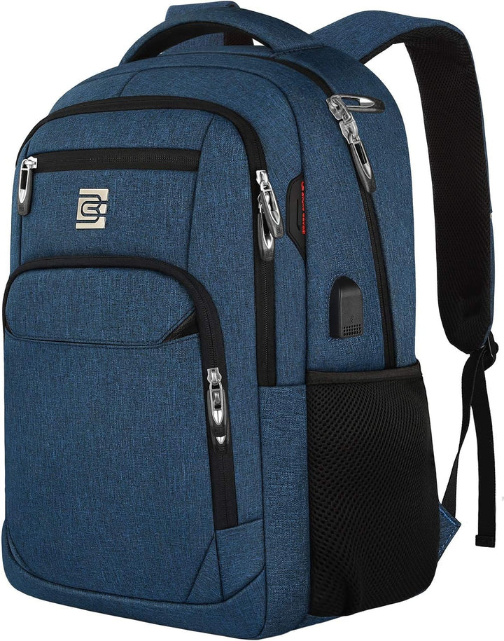 Versatile anti-theft travel bag, a slim laptop backpack with USB for seamless journeys.
