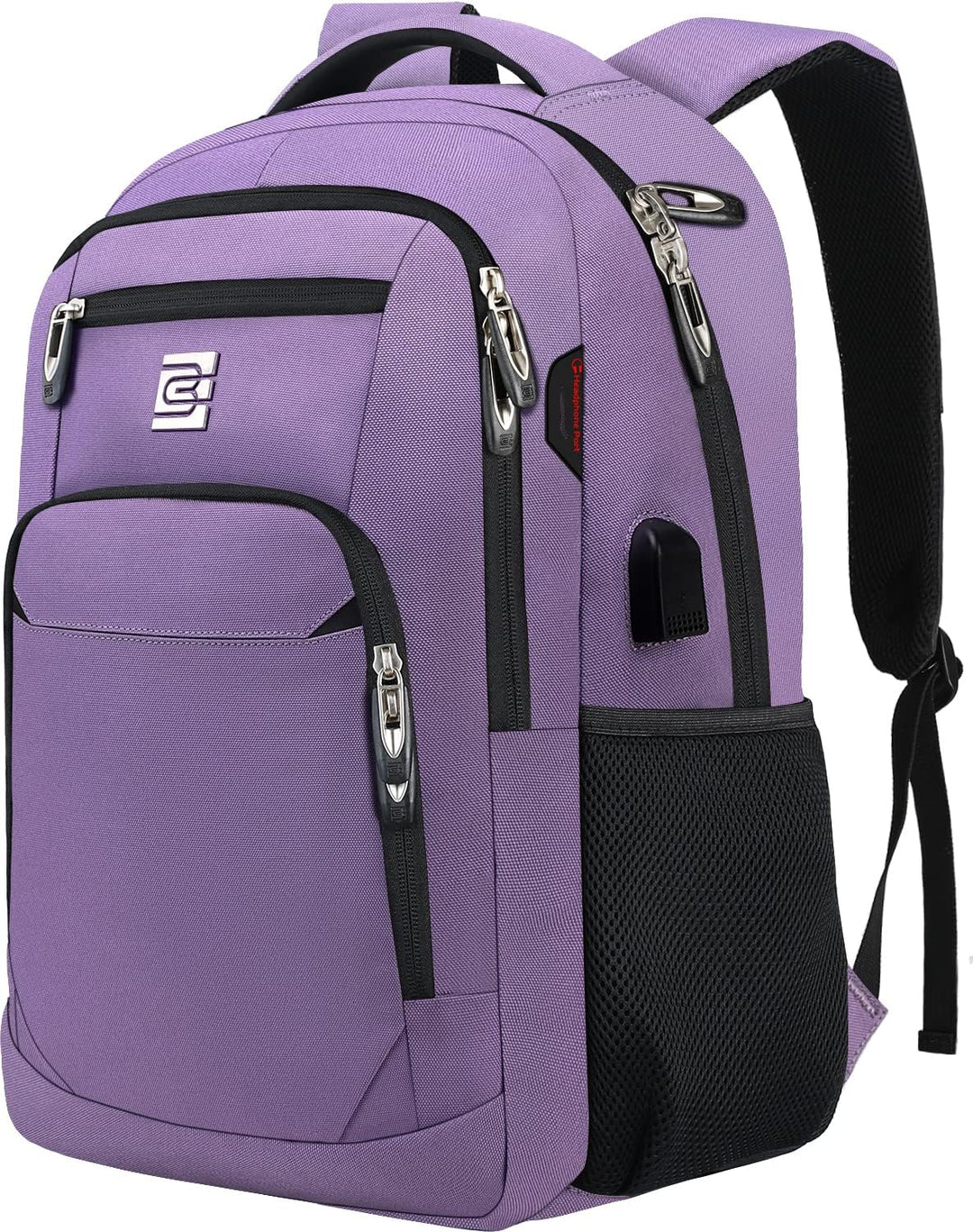 Organizational slim anti-theft laptop backpack, perfect for daily essentials & tech.