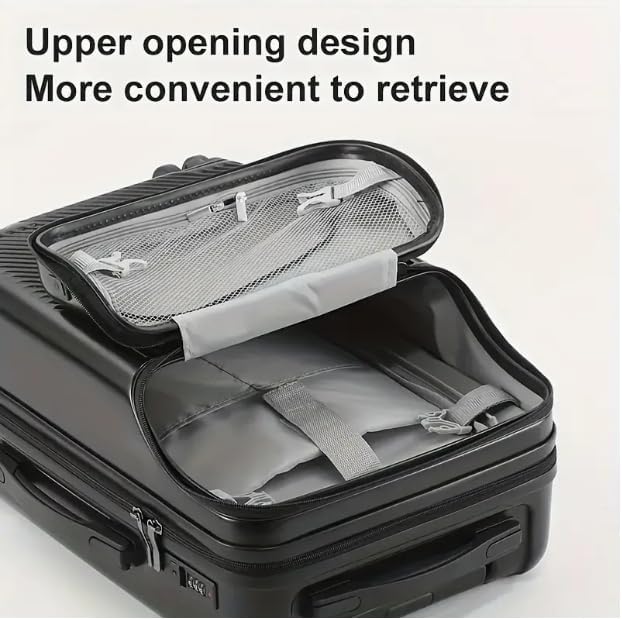 Spinner smart carry-on luggage, unisex, with smooth wheels and USB port for easy, connected travel.