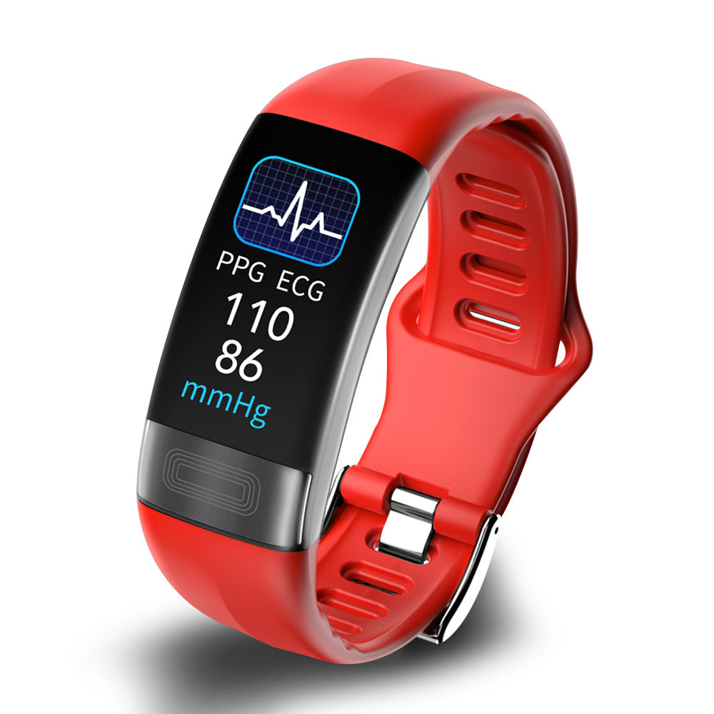 Unisex health tracker smartwatch, offering real-time ECG, heart rate, sleep monitoring, and fitness data.
