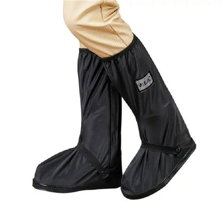 Essential Storm Guard waterproof overshoes for cyclists, ensuring dry feet & rain protection in harsh outdoor conditions.