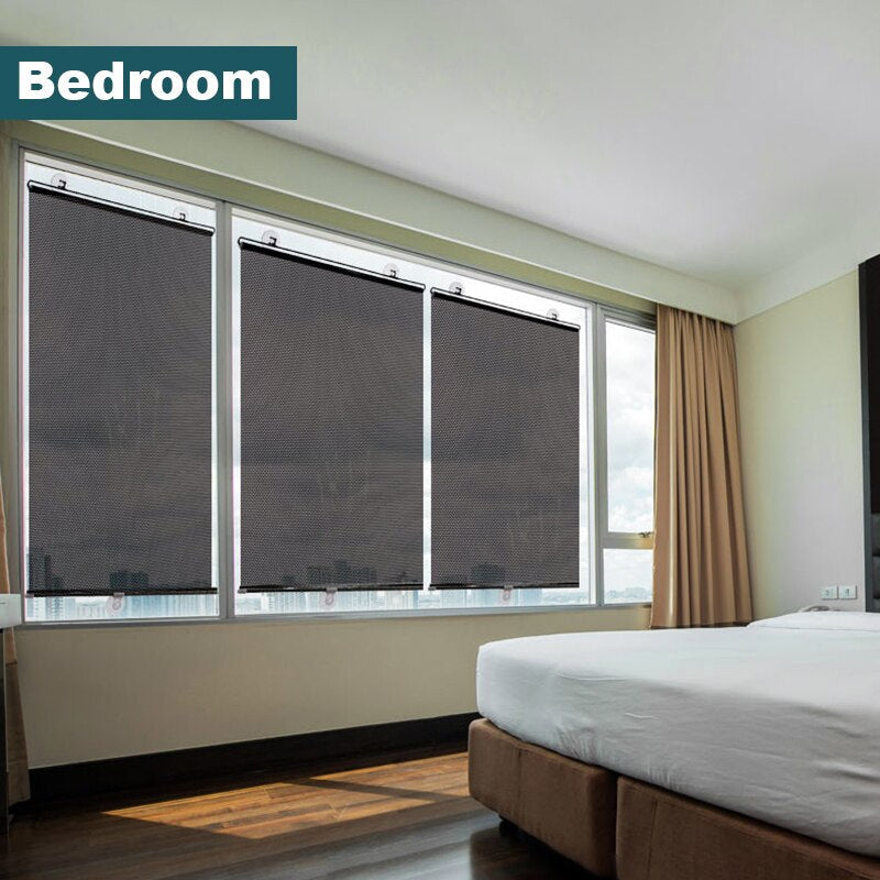 Easy install sun-blocking window shade, perfect for home or office. Reduces heat, enhances privacy.