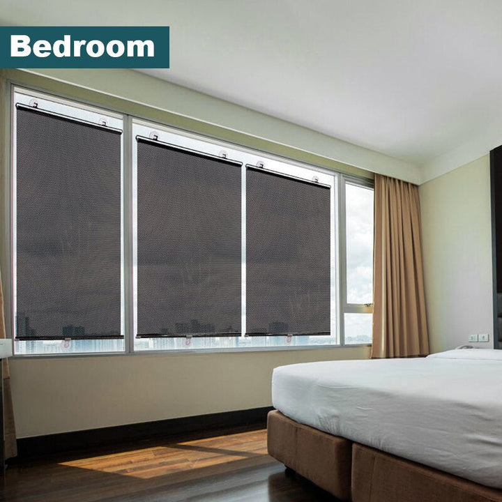 Easy install sun-blocking window shade, perfect for home or office. Reduces heat, enhances privacy.