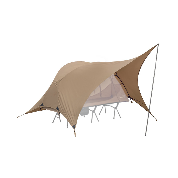 Unisex ultralight solo bivy tent with rainfly, ideal for backpacking & elevated camping.