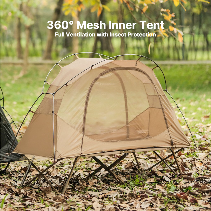 Durable ultralight solo tent with rainfly for ultimate protection in backpacking & hiking.