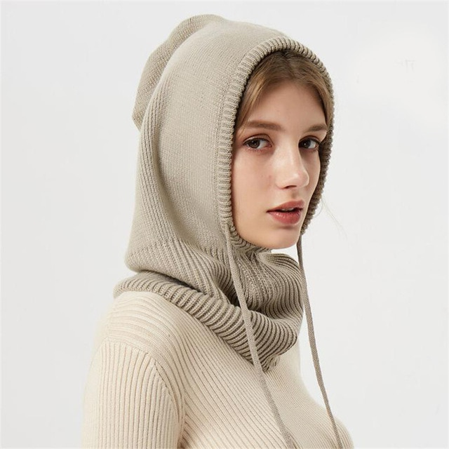 Unisex warm winter beanie hat. Thermal, wind-resistant knit headwear ensures cozy comfort in extreme cold.