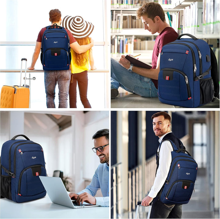 TechPro water-resistant anti-theft backpack, USB charging, ideal for protecting electronics & valuables.