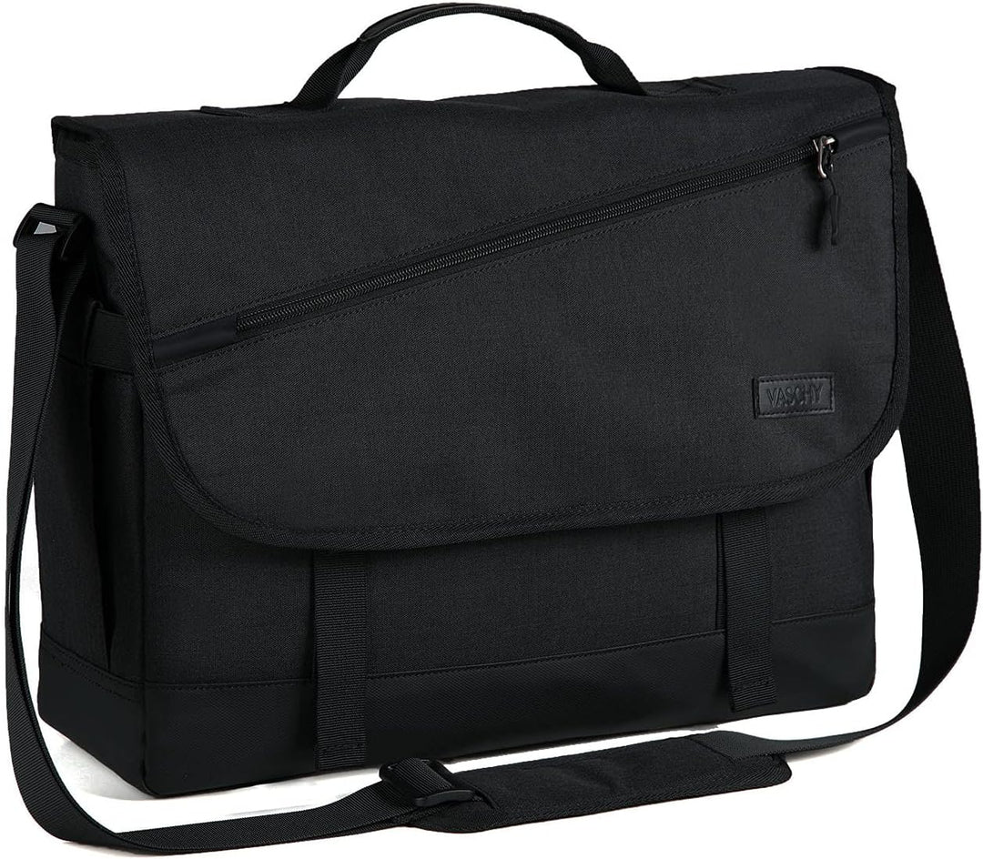 WorkMate Series unisex messenger bag, water-resistant for laptop & travel, with comfy adjustable strap.