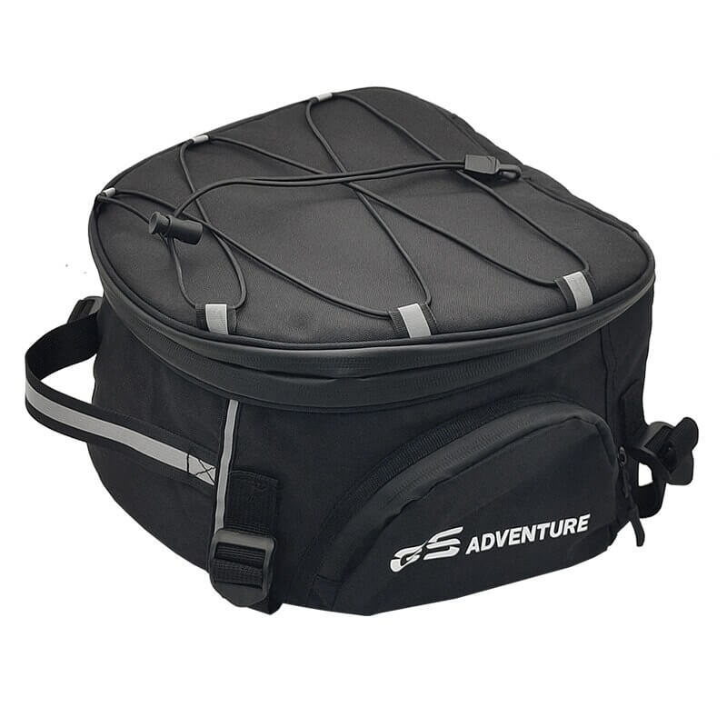 Unisex multi-compartment motorcycle gear bag. Perfect travel bag & bike luggage storage.