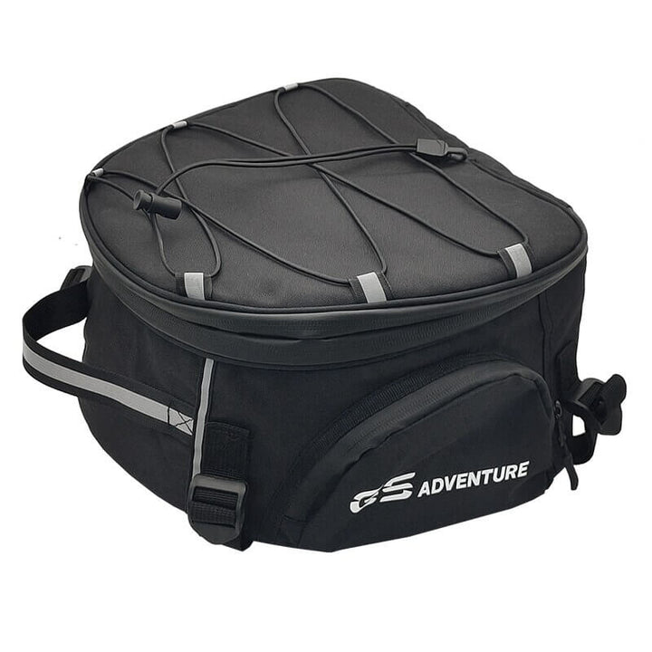 Unisex multi-compartment motorcycle gear bag. Perfect travel bag & bike luggage storage.