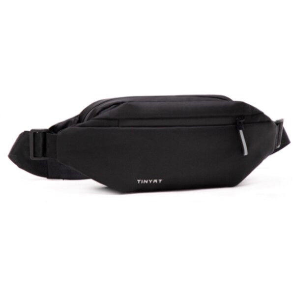 Water-resistant multi-pocket fanny pack for active unisex travel.