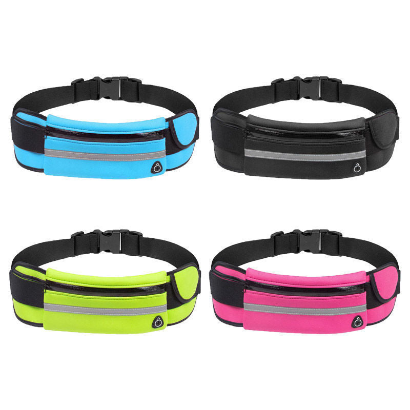 Unisex water-resistant running waist belt for phones & essentials. 1+1 FREE offer.