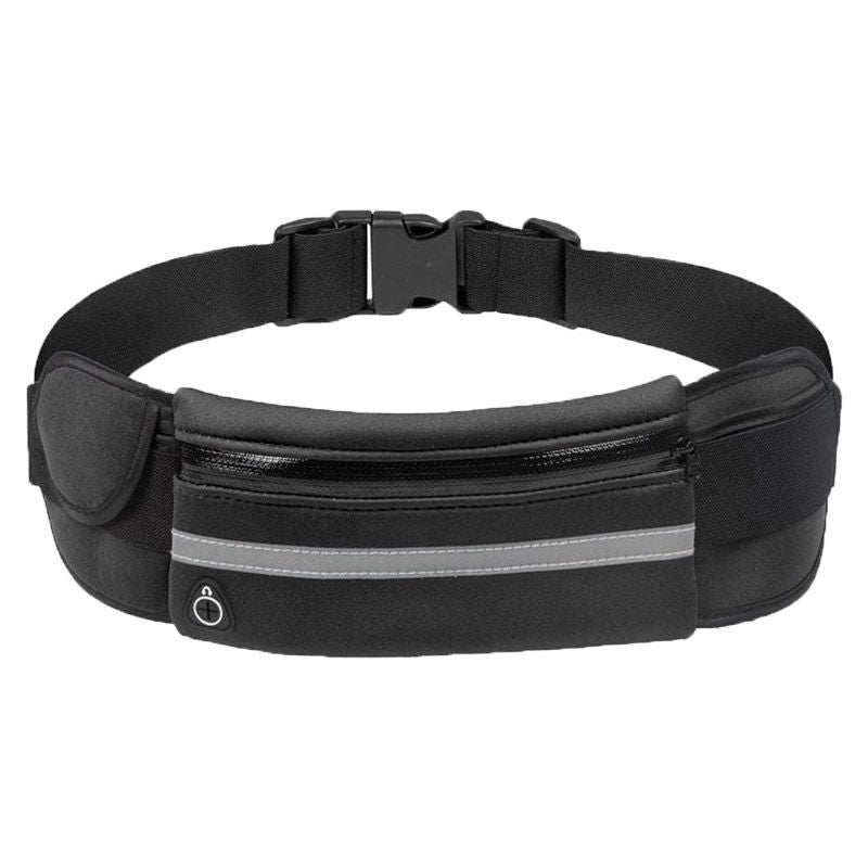Stay active with this water-resistant running waist belt. Secure phone & accessory storage.