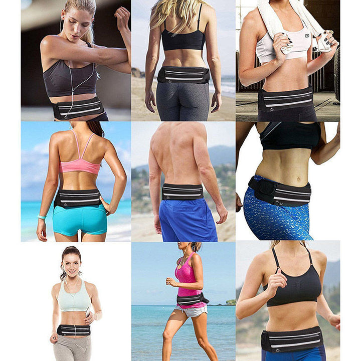 Unisex active belt, water-resistant for running. Perfect phone accessory for fitness enthusiasts.
