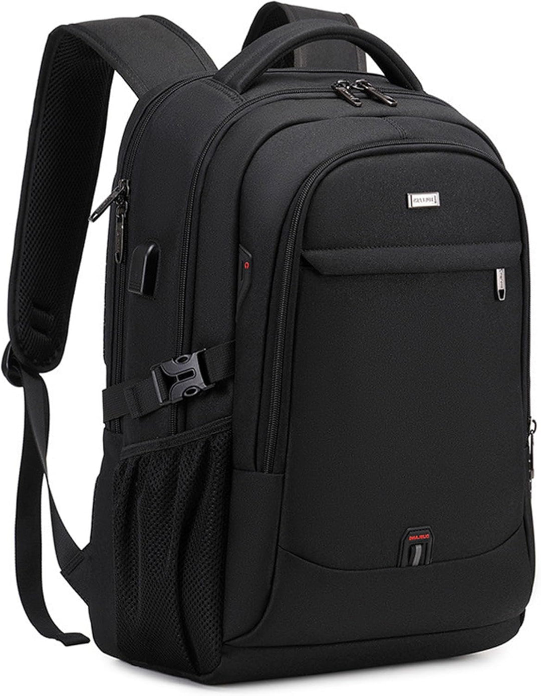 Unisex water-resistant travel backpack, perfect for laptops & organized compartments for daily essentials.