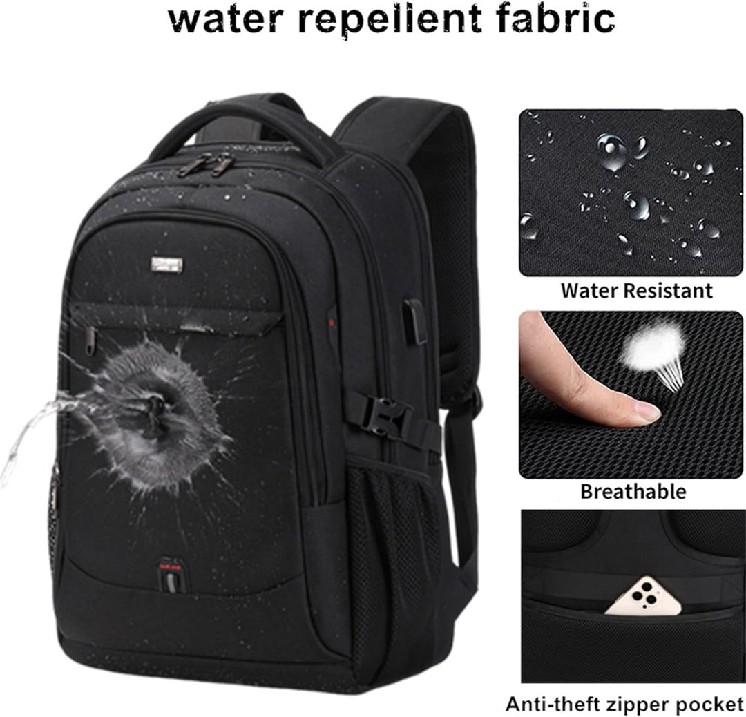 Versatile unisex travel & school backpack. Water-resistant, spacious, & organized for laptops & daily essentials.