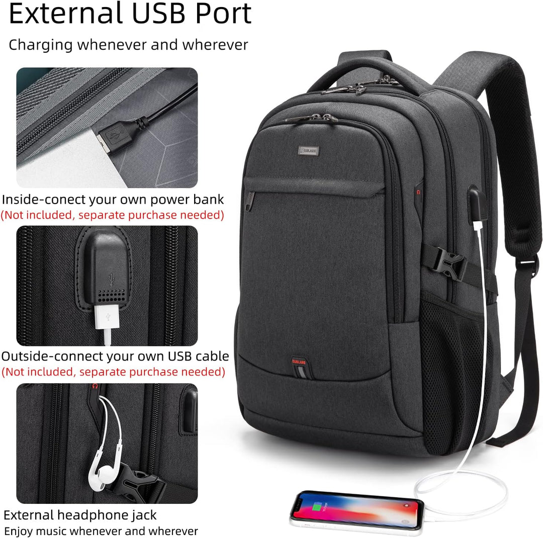 Modern unisex laptop bag with organized storage & water-resistant fabric.