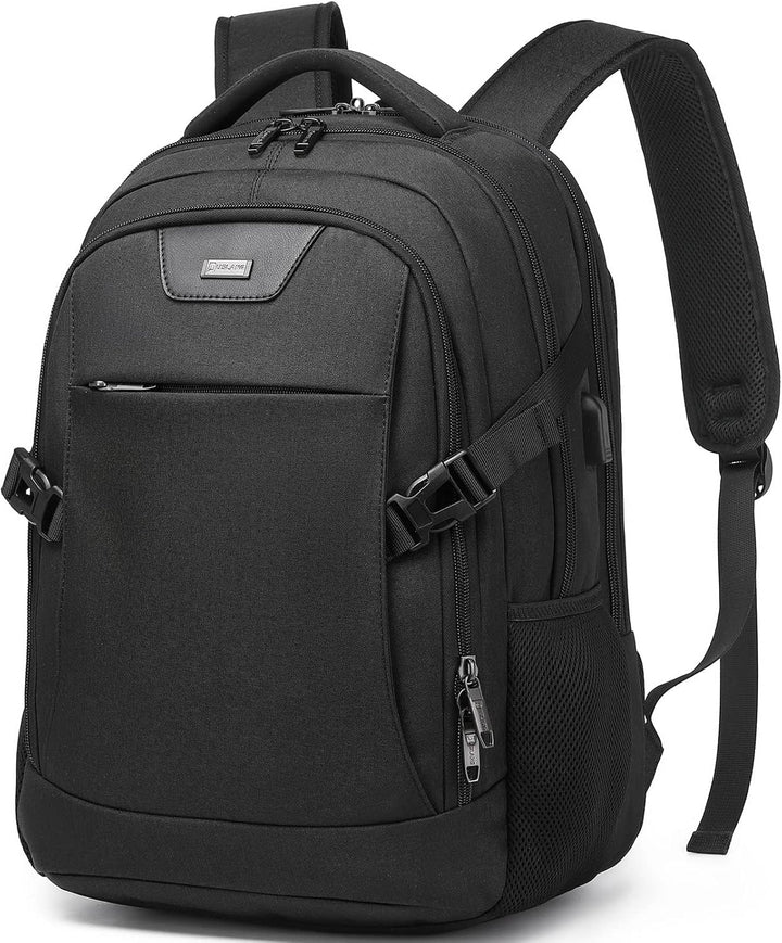 Organized anti-theft travel backpack for adventure and business, with USB.