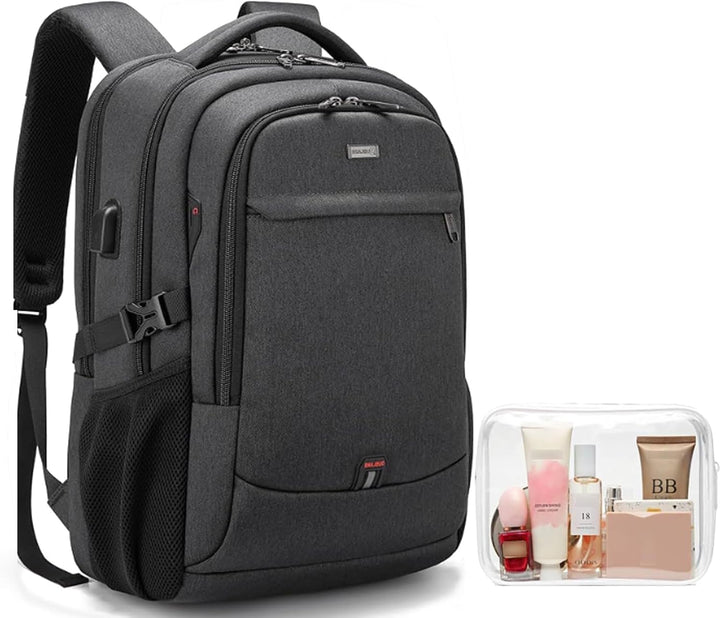 Durable water-resistant laptop backpack, perfect for school, work, and travel.