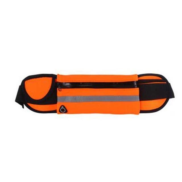 Unisex athletic gear: Lightweight waterproof waist pack. Adjustable belt for a secure fit, perfect for all outdoor sports.