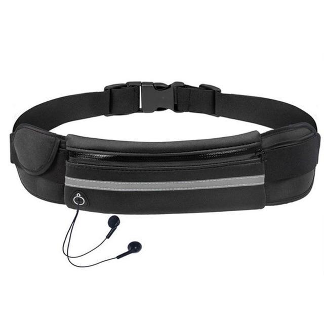 Durable waterproof fitness waist pack, ideal for gym & outdoor. Adjustable, lightweight sports belt for hands-free convenience.