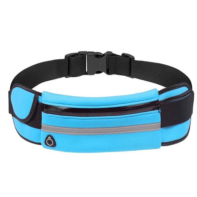 Versatile waterproof sports fanny pack. Adjustable belt ensures a snug fit for running, cycling, or daily errands, unisex design.