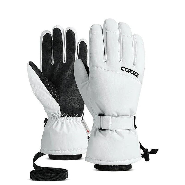 Unisex waterproof winter gloves for extreme cold weather. Ultralight, warm & insulated for skiing.