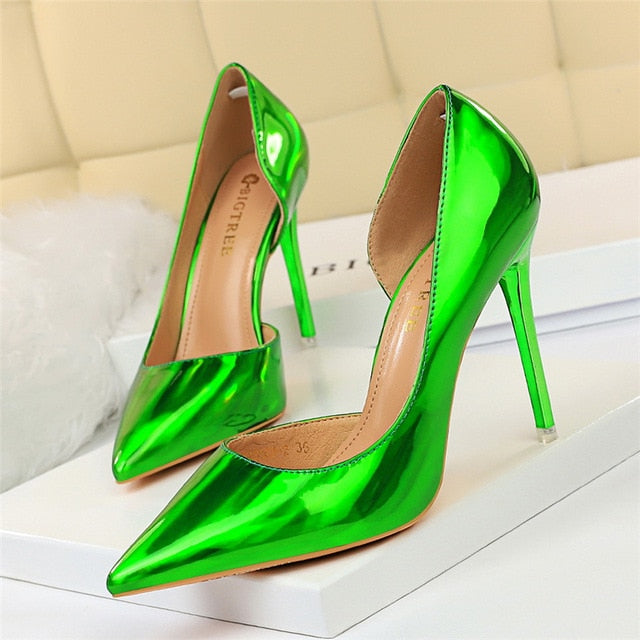 Slip-on pointed toe high heels for women, perfect for formal or party wear & evening.