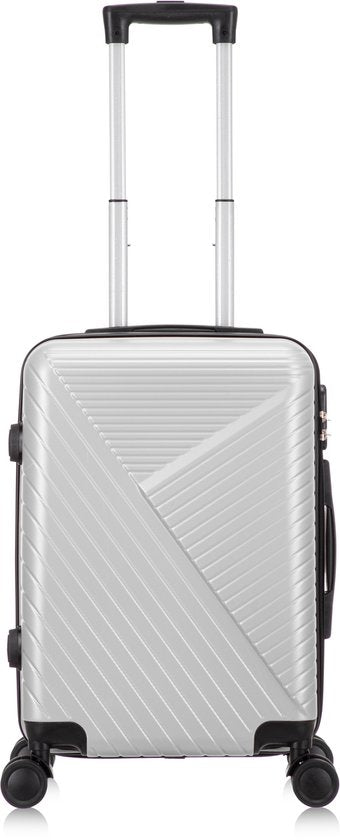 Effortless travel with Valencia lightweight carry-on suitcase, smooth spinning wheels.
