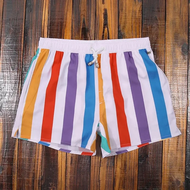 Men's comfortable quick-dry swim shorts. Perfect beachwear for stylish summer fashion and poolside fun.