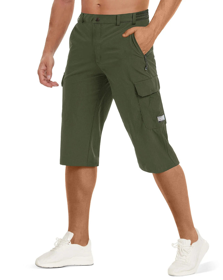 Women's casual cargo shorts, lightweight & quick-drying, offering comfort for summer outdoor activities.
