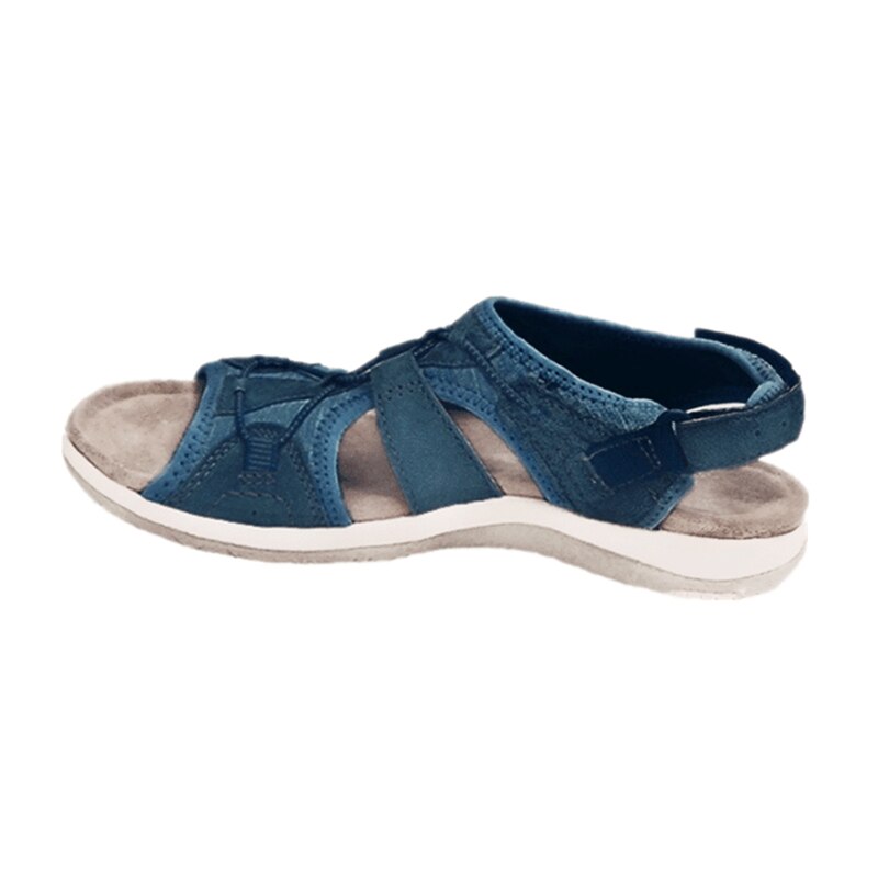 Women's comfort sandals with orthopedic arch support, great for foot pain relief.