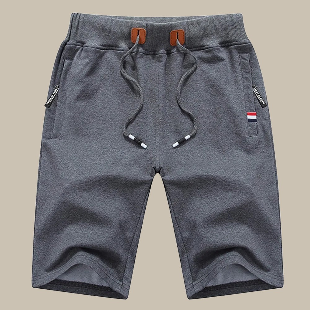High-quality men's active shorts, comfortable for sports, running, gym, and versatile casual summer wear. Athletic fit.