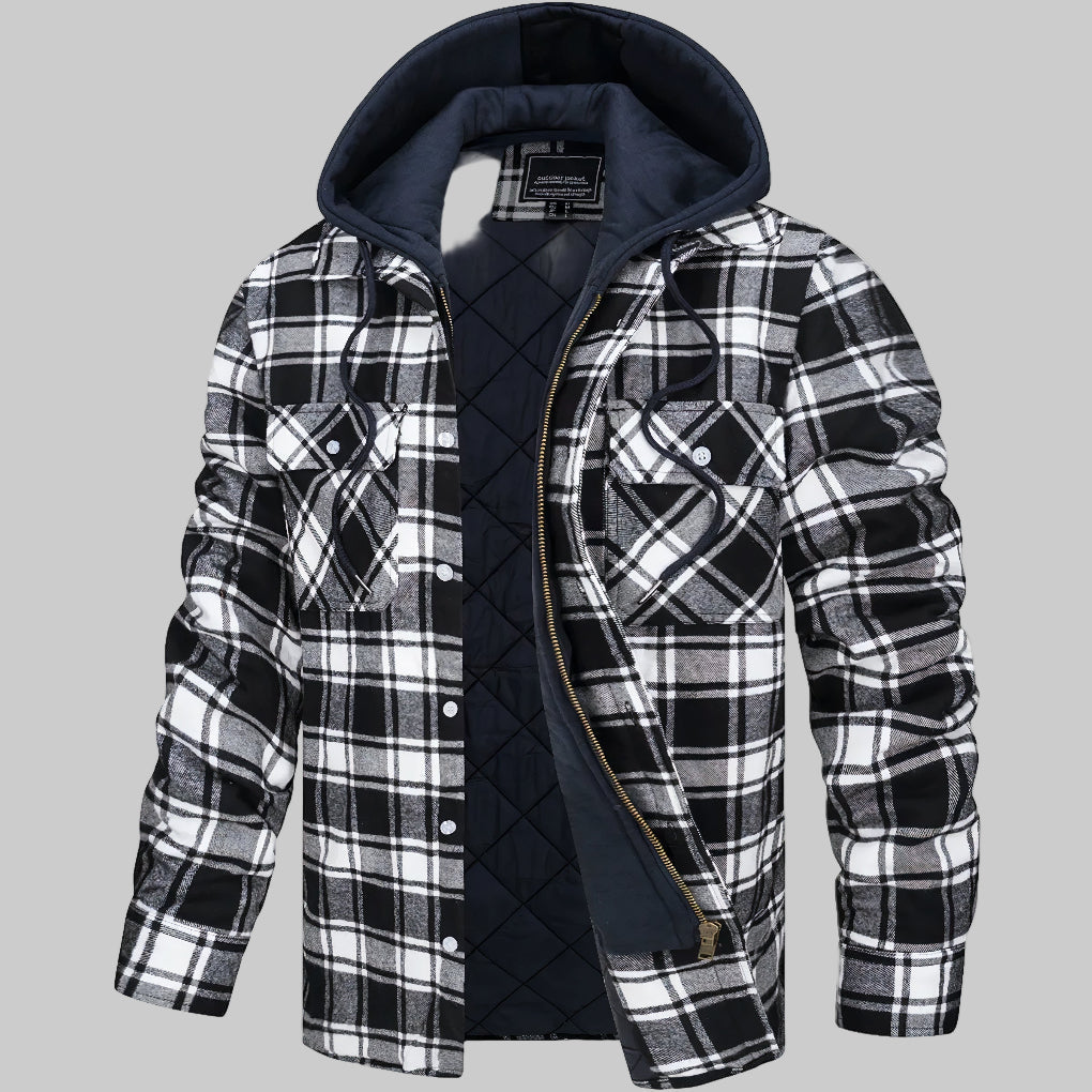 Stylish men's autumn jacket. Elegant outerwear, perfect for fall fashion and smart casual versatile looks.