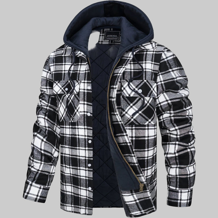 Stylish men's autumn jacket. Elegant outerwear, perfect for fall fashion and smart casual versatile looks.