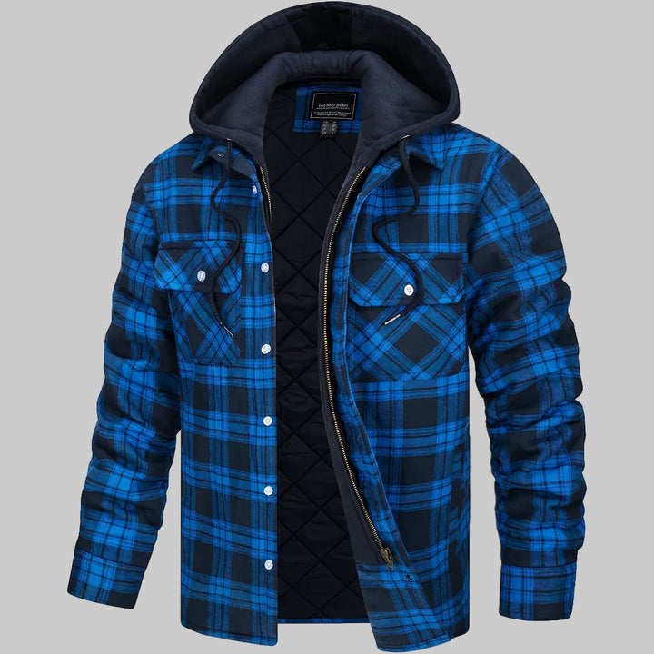Versatile men's autumn zipper jacket, ideal for smart casual wear and fall fashion. Lightweight elegant outerwear.