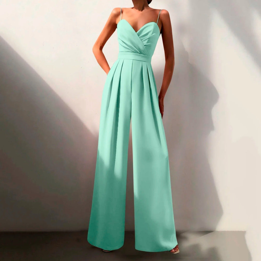 Versatile women's elegant summer jumpsuit, a perfect one-piece for parties or chic casual style.