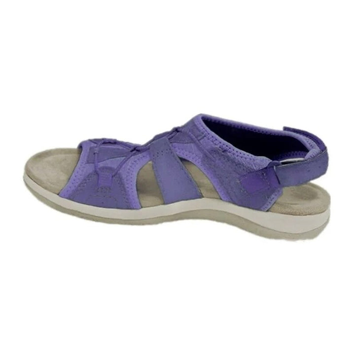 Posture support women's orthopedic sandals, offering arch comfort & adjustable straps.