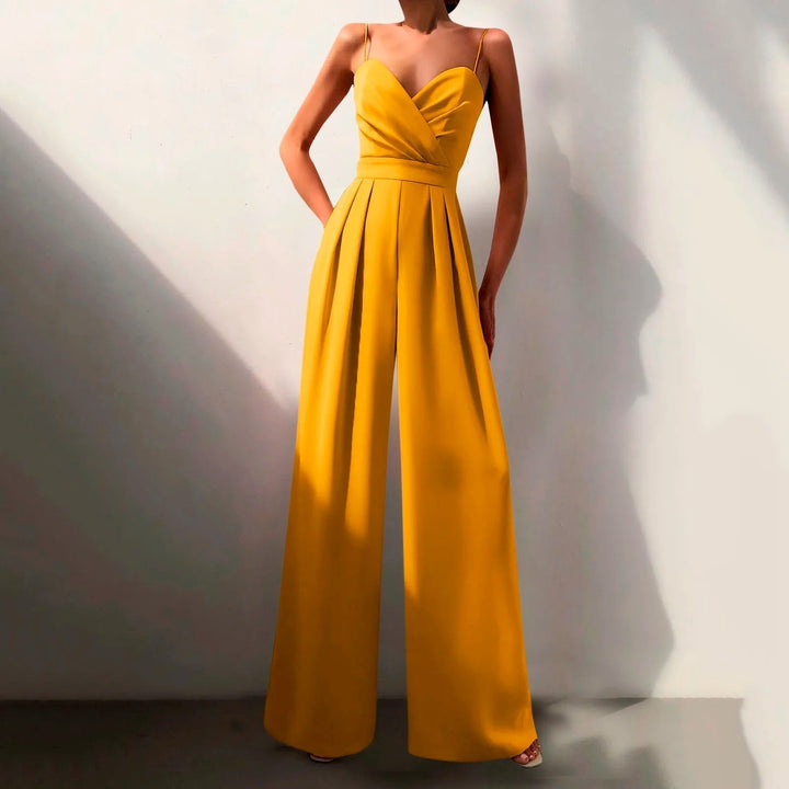 Stylish women's elegant summer jumpsuit, a comfortable one-piece outfit for casual outings, parties & everyday.
