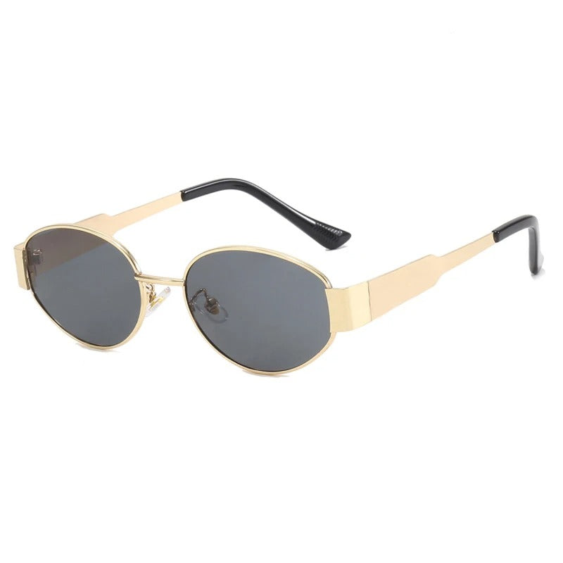 Women's elegant oval sunglasses, a timeless fashion accessory offering superior UV protection.