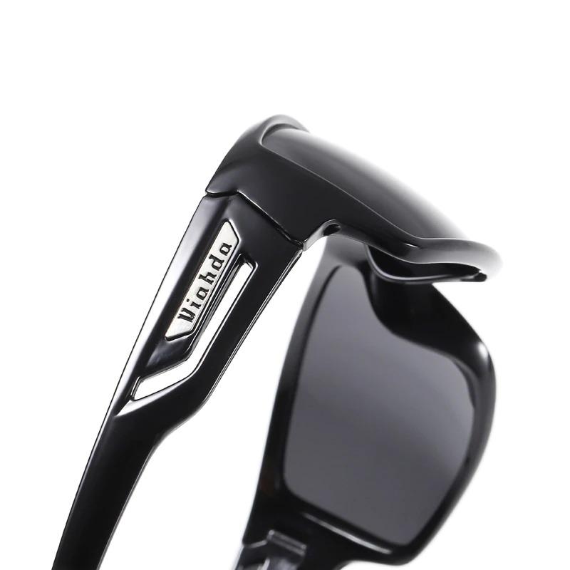 Polarized sporty sunglasses reduce glare & protect eyes with UV400 for fishing, cycling & outdoor sports.