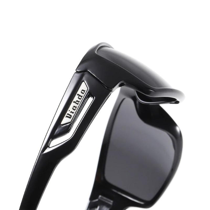 Polarized sporty sunglasses reduce glare & protect eyes with UV400 for fishing, cycling & outdoor sports.